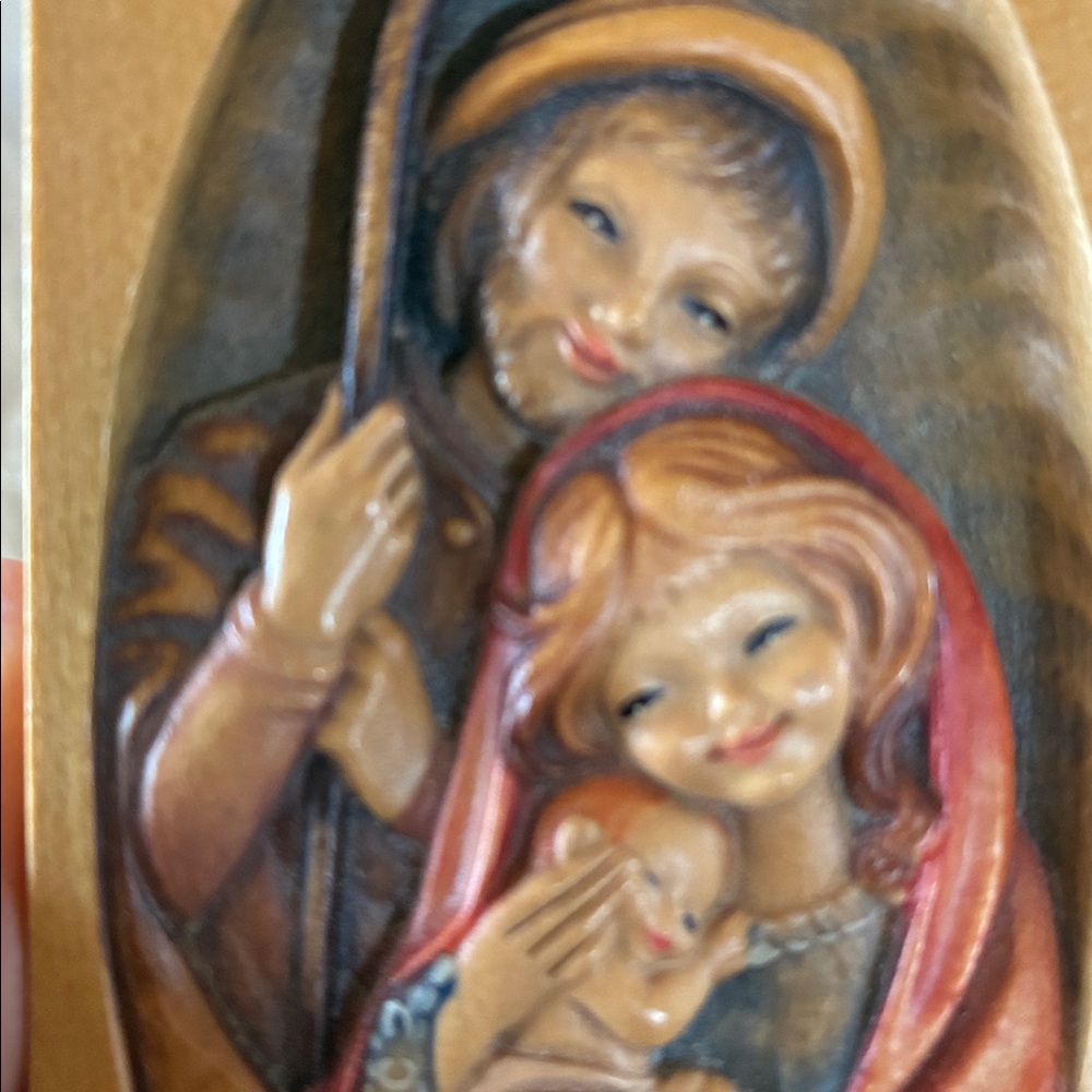 ANRI collectible Juan Ferrándiz Tyrol, Italy
VTG Religious Table Top Art Plaque